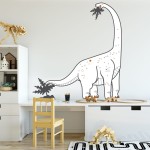 Naklejki "Dinozaur – brontozaur"