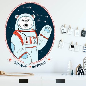 Naklejka "MIŚ KOSMONAUTA"