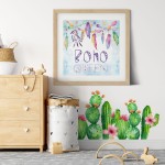 Naklejka "BOHO-KAKTUSY"