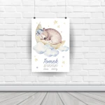 Plakat "SŁODKIE ŚPIOCHY – MIŚ"