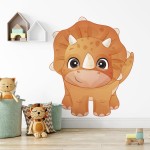 Naklejka "DINOPRZYJACIELE–TRICERATOPS"