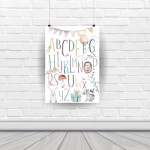 Plakat "LEŚNI MARZYCIELE – ALFABET"