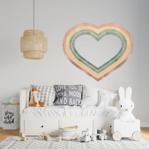 Naklejki "TĘCZA-SERCE"