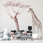 Naklejki "DŻUNGLA I PRZYJACIELE–ŻYRAFA"