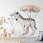 Naklejki "DŻUNGLA I PRZYJACIELE–ZEBRA"