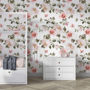 Tapeta "PASTELOWE KWIATY 2"