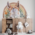 Naklejka "TĘCZOWY LAS – LIS 2"