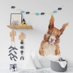 Naklejka "TĘCZOWY LAS – WIEWIÓRKA"