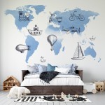 Naklejka "TRANSPORTOWA MAPA ŚWIATA 2 XXL"