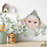 Naklejka "DZIKA AFRYKA–MAŁPA"