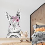 Naklejka "LEŚNA SZKOŁA–ZAJĄCZEK"