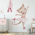 Naklejki "SZKOŁA BALETU – KOTKA"