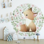 Naklejka "LISEK W KÓŁKU"