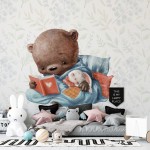 Naklejka "CZYTAJĄCY MIŚ 2"