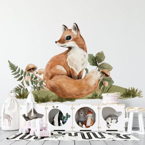 Naklejka "LEŚNE SPOTKANIA–LIS"