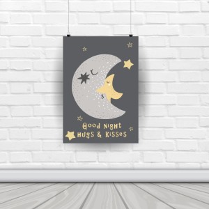 Plakat "HUGS&KISSES"