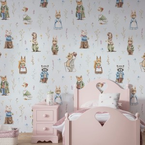 Tapeta "RETRO-ZWIERZĘTA"