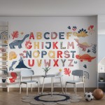 Naklejki "DINO-ALFABET XXL"