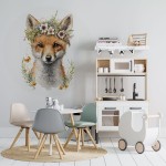 Naklejka "Lisek w kółku 2"