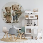 Naklejka "Misie ogrodnicy"