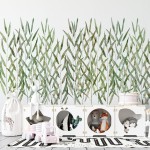 Naklejka "Jezioro Łabędzie – liście 2"