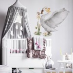 Naklejka "Jezioro Łabędzie – myszka 2"