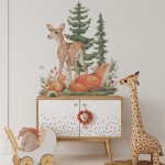 Naklejka "W lesie" – zestaw 9