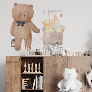 Naklejki "Miś z gwiazdami"