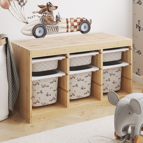 Naklejki na pojemniki Trofast_Liitle Dogs Race2.jpg