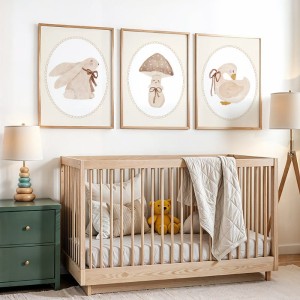 Plakaty "Baby Beige" - zestaw