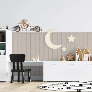 Naklejka Lamperia Angielska – szerokie deski - Mocca