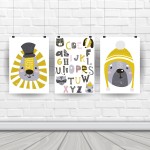 Plakaty "ZWIERZAKOWY ALBABET"