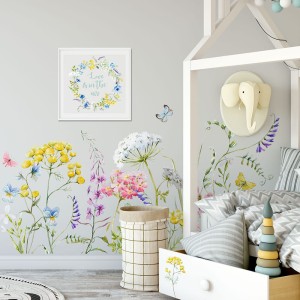 Naklejka "Polne kwiaty – duża łąka"