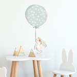 Naklejka "Królik i balon"