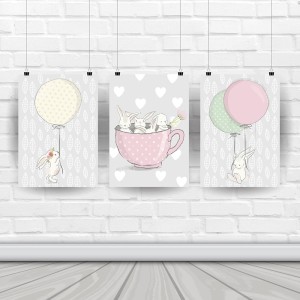 Plakaty "UROCZE KRÓLICZKI"